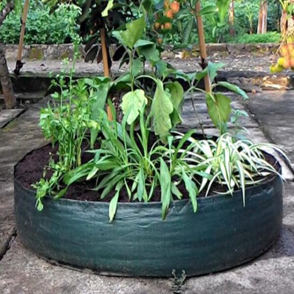 Raised Bed 100cm Pot Besar Tanaman Hias Sayur Sayuran Planter Bag Beg