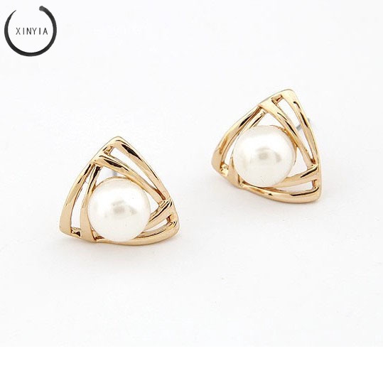 [Bayar Di Tempat] Mutiara Korea Pendant Stud Earrings Anting J909