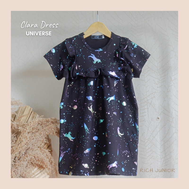 KHUSUS GROSIR CLARA DRESS - Clara and Lila Dress - Daster harian anak perempuan katun spandek motif 1 - 5 tahun