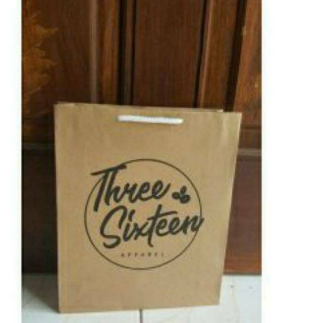 

Paperbag kraft coklat costum 3