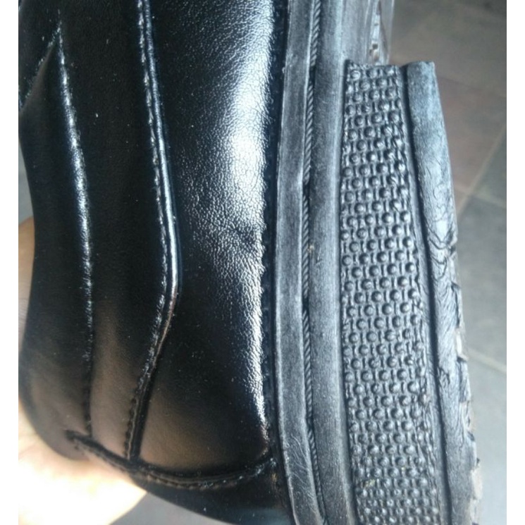 Sepatu Pantopel Pria Formal Kerja Hitam bahan sintetis Pantofel  Fantofel  Cowok Dinas