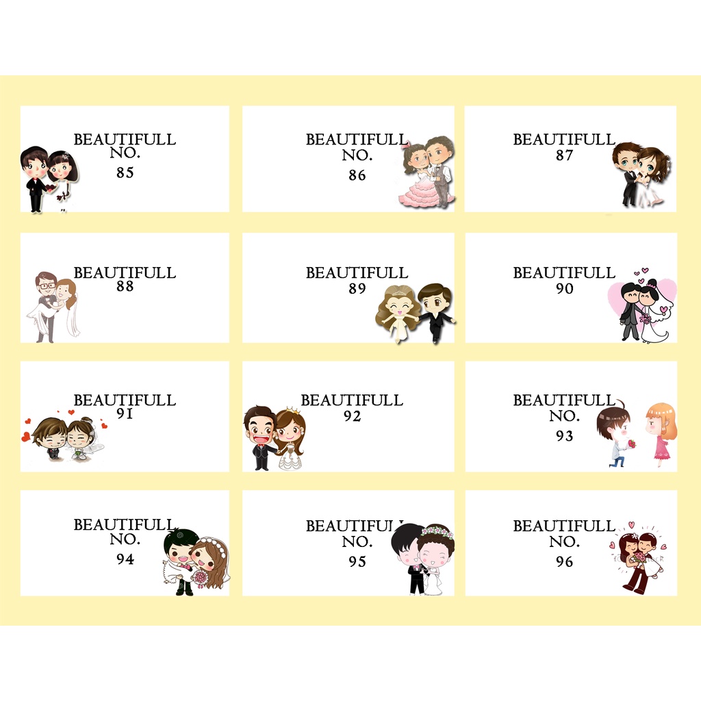 

LABEL STICKER MOTIF LABEL UNDANGAN STIKER TEMPELAN KERTAS UNTUK UNDANGAN 103 D/I 85 - 96