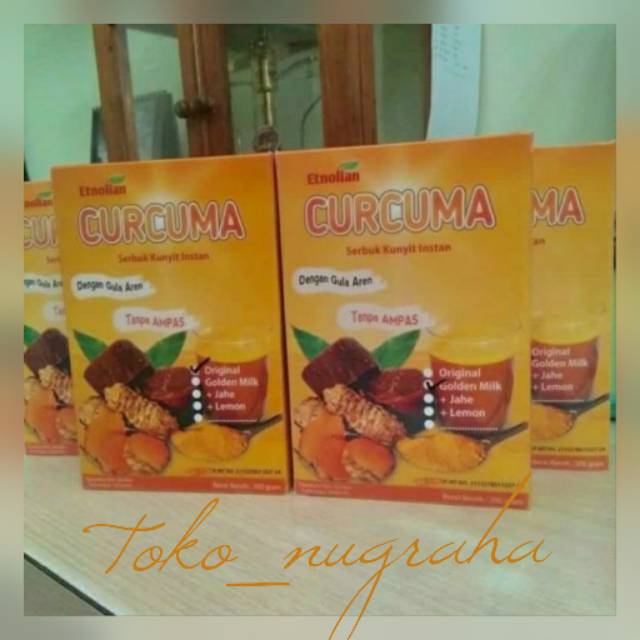 

Etnoilan Curcuma Serbuk Kunyit Instan.