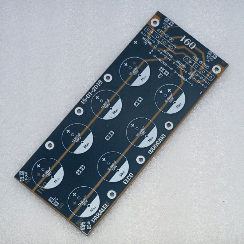 PCB PSU Paralel 8 Elco 091
