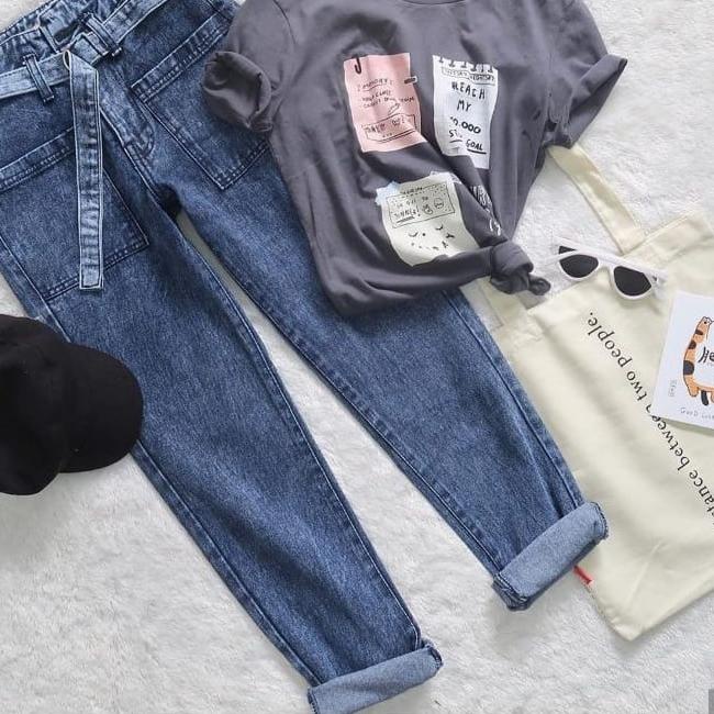 ➬ AMANDA JEANS / AMANDA PANTS / CELANA AMANDA / CELANA JEANS PUSATGROSIR_SOLO ・