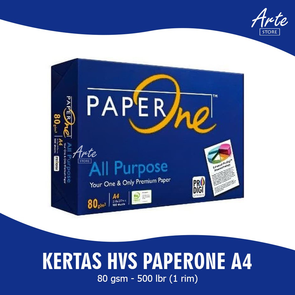 Kertas HVS Paperone A4 75 / 80 gsm