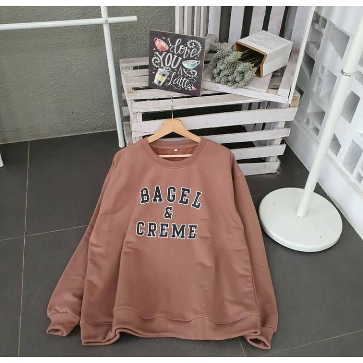 Sweater Wanita Termurah Berkualitas - Bagel &amp; Cream