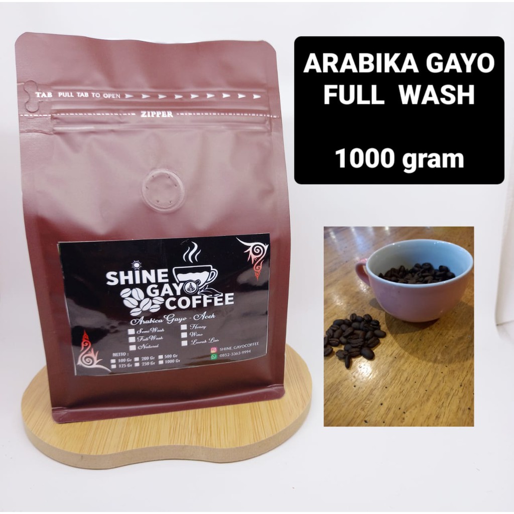 

KOPI GAYO ACEH ARABIKA FULL WASH 1 KG