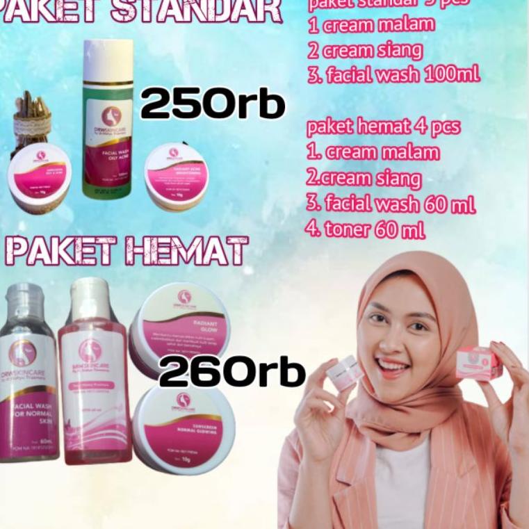 Discon now / K7P DRW SKINCARE Paket lengkap untuk perawatan wajah flek jerawat dan kusam /Ready