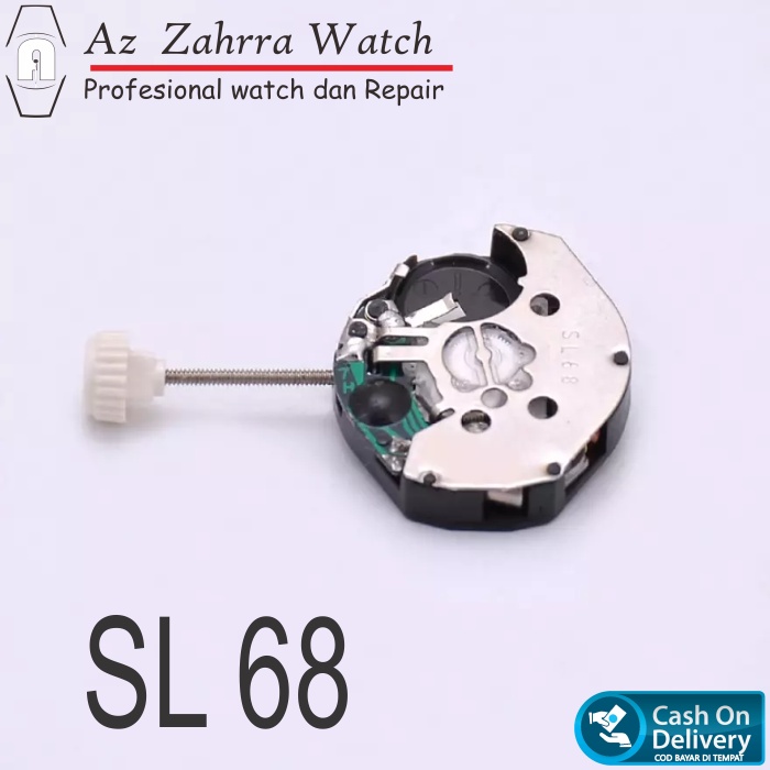 Mesin Jam Tangan SL 68 Stell Jarum Analog mesin kaleng