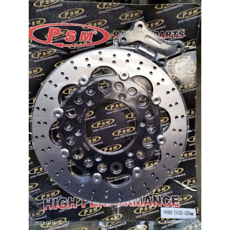 Piringan cakram depan psm floating 320mm Tiger old Tiger lama cbr old lama Megapro new cb150 old meg