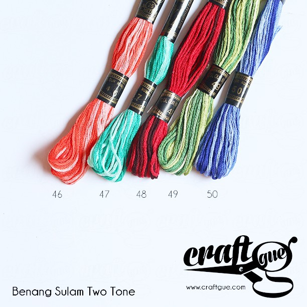 Benang Sulam Two Tone GRADASI (11-50)