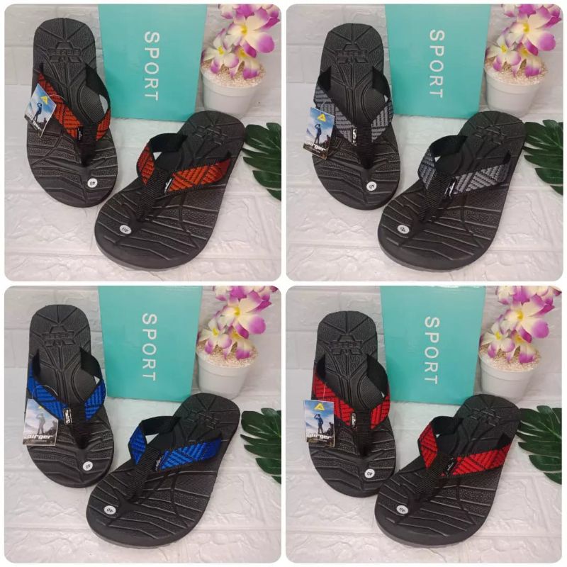 Sandal jepit gunung pria tebal terbaru