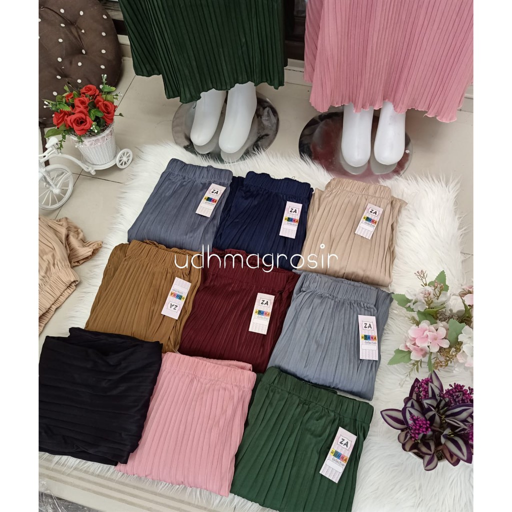 GROSIR PLISKET / Rok Plisket Murah Pleated Skirt