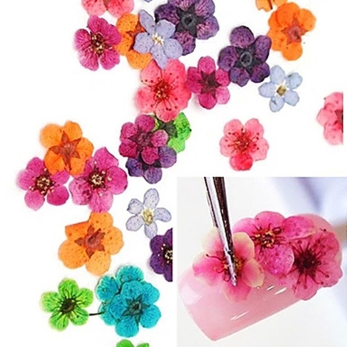 Dry flower nail art resin wheel / bunga kering nailart dry flower nail