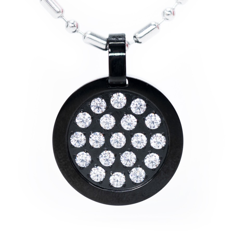 Promo Paket Kalung MCI Asli LSW Biocarbon Black Kalung Kesehatan Original Kalung Kesehatan Pendant K