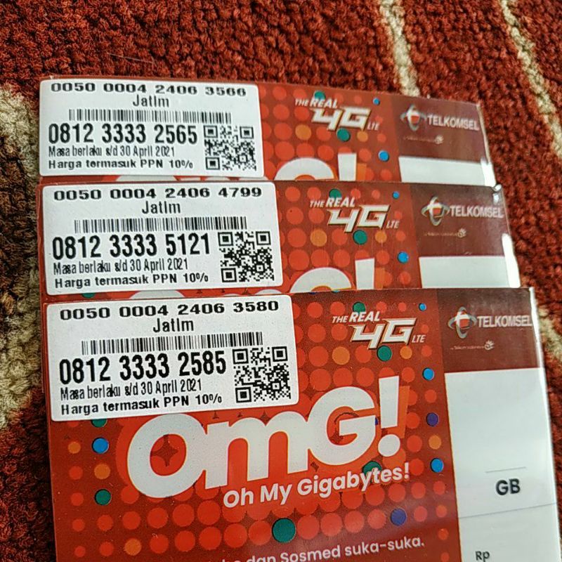 Nomor Cantik Simpati 5858 Kartu Perdana Telkomsel