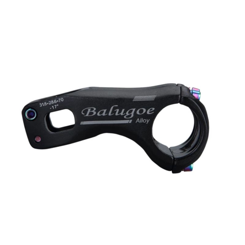 Balugoe Stem Sepeda 31.8mm Panjang 70mm 17 Derajat Alloy Stem Handlebar Alloy Not EC90 Honsun