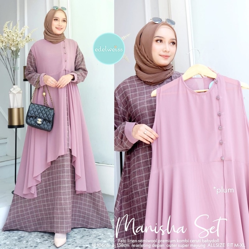 MANISHA SET 9 SETELAN PREMIUM EKSKLUSIVE EDELWEISS