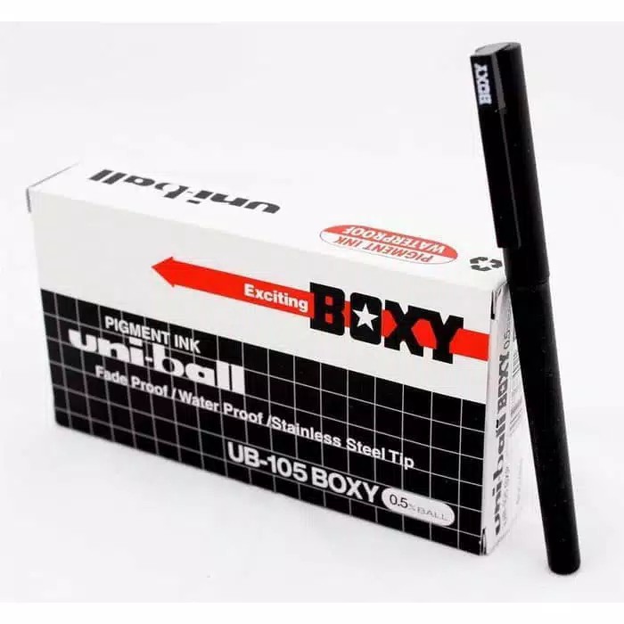 

Ball Pen Pulpen Pena Boxy Uniball/ Uni Ball UB-105 Bolpen MURAH