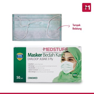Masker Jilbab Masker Hijab Headloop Bedah Karet Motor Debu