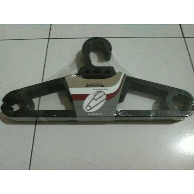 Gantungan Baju Ginza Hitam Gantungan Baju Plastik Hanger Baju