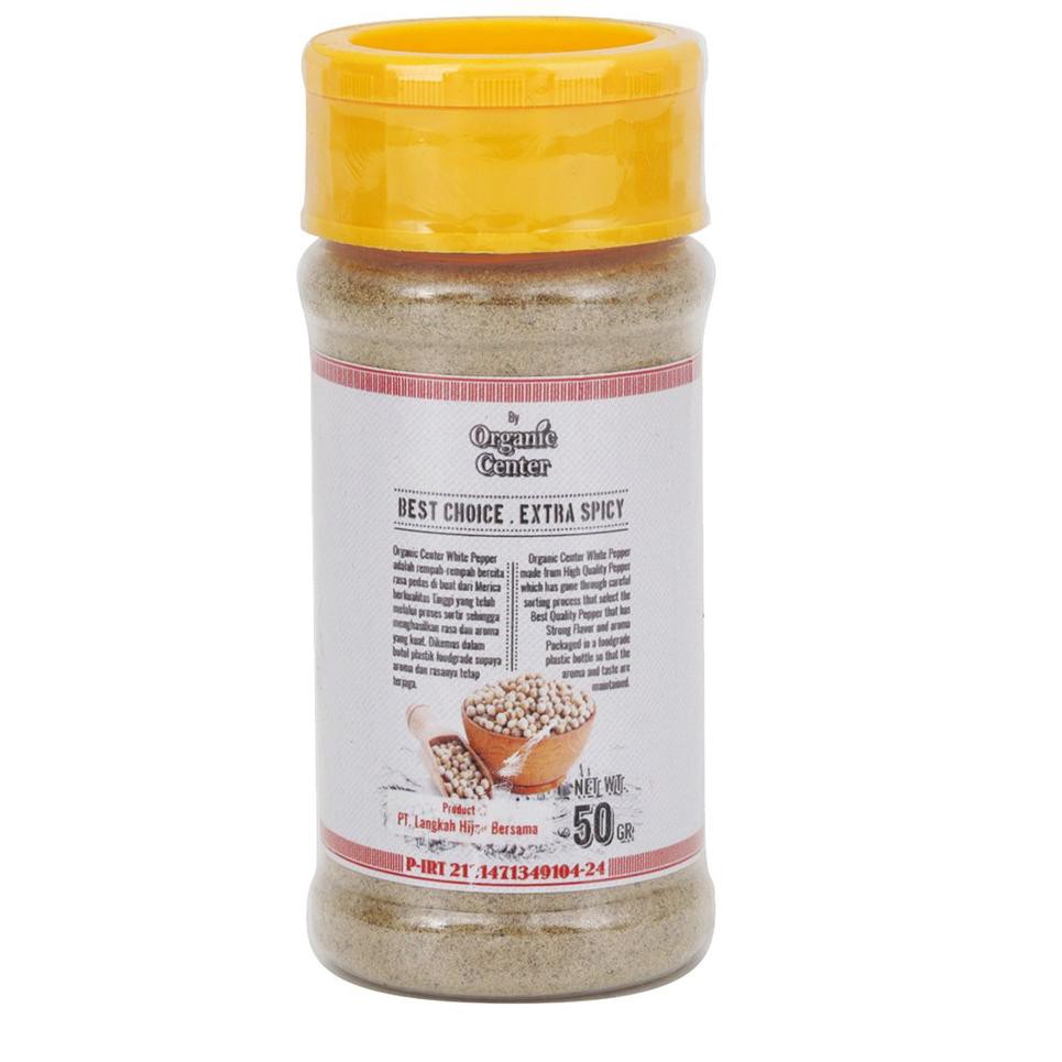 

BELI BOSKYU Organic Center - Bumbu Titi Kamal - Bubuk Merica 50gr - Lada Putih