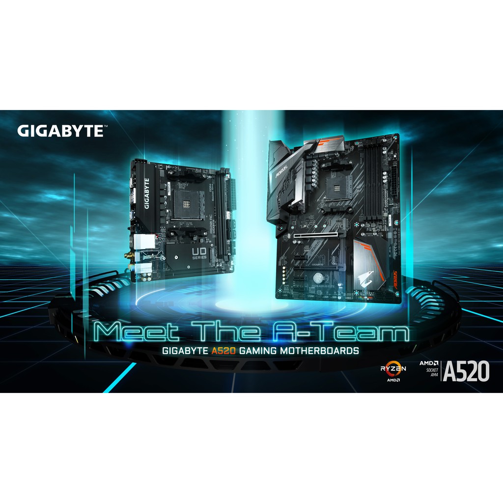 Gigabyte A520I AC Mini ITX Motherboard AM4 Q-Flash Plus RGB FUSION 2.0