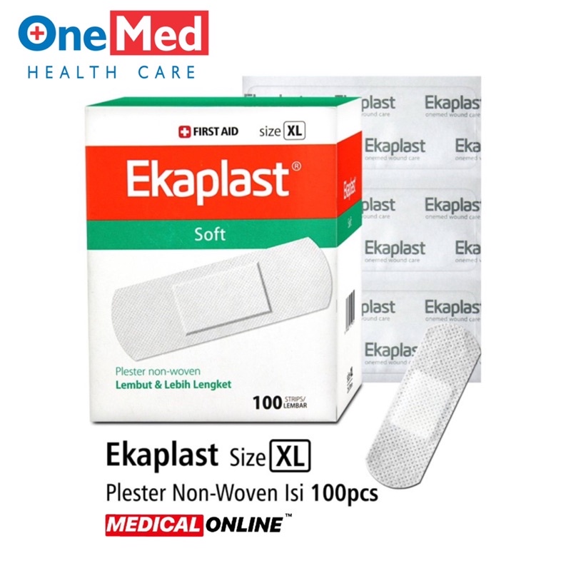 PLESTER LUKA EKAPLAST SOFT NON WOVEN ONEMED ISI 40 PER BOX MEDICALONLINE MEDICAL ONLINE