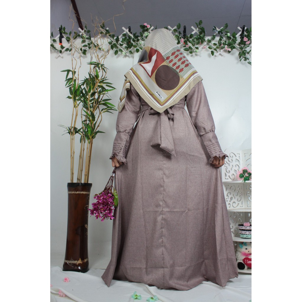 Gamis KATUN MADINA PREMIUM polos daily umbrella madinah adem wanita dress muslim kajian pengajian