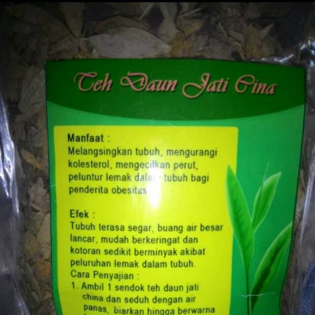 

Teh Daun Jati cina satu pak