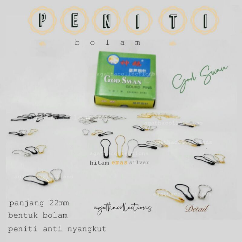 Peniti bolam isi kurleb 100 pcs