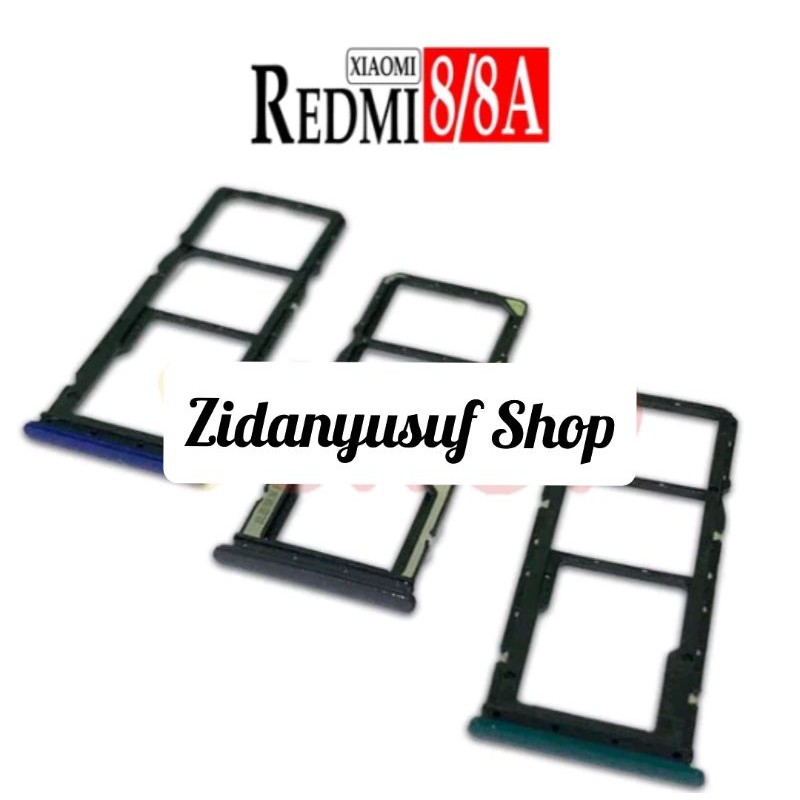 SIMTRAY SIMLOCK SLOT KARTU TEMPAT SIM XIAOMI REDMI 8 / REDMI 8A SLOT SIMCARD ORIGINAL