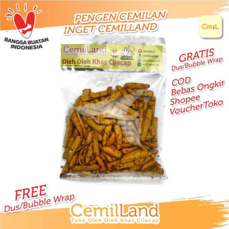 

Basreng Pedas Daun Jeruk Stik Baso Goreng Stick Cemilan Pedes