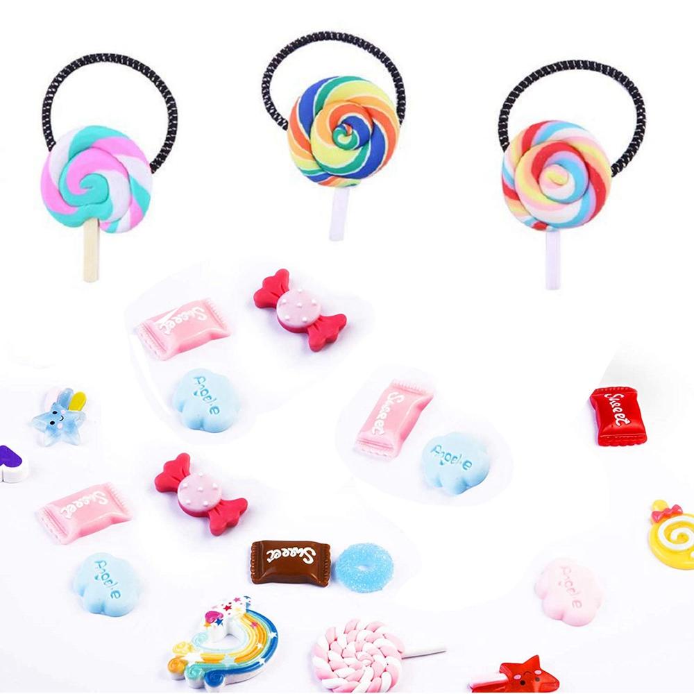 [Elegan] Slime charms Ringan Tidak Beracun Untuk Jepit Rambut Gantungan Kunci croc Aksesoris Permen Pesona Hadiah Perlengkapan scrapbooking