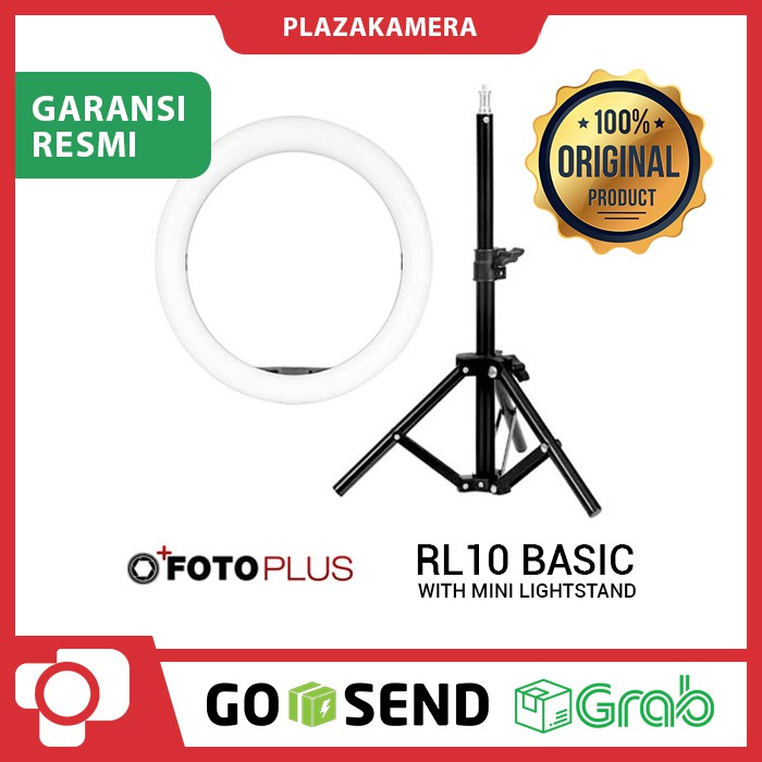 Fotoplus RL-10 Bi-Color Mini Ring Light With Mini Lightstand