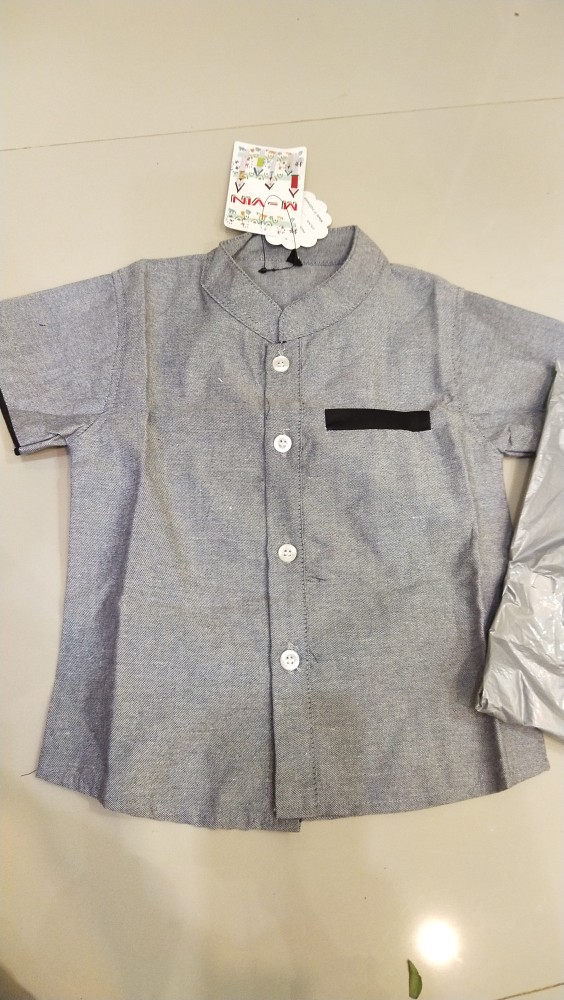 Kemeja Anak Oxford - Kemeja Lengan Panjang - Kemeja Polos Anak  1-9tahun Mvin