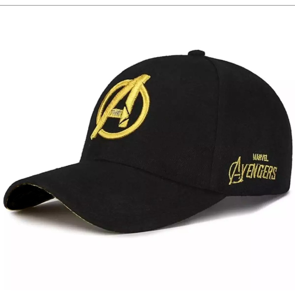 Topi Logo A / topi baseball AVENGERS / topi bordir A / Topi baseball logo A Avengers Fashion Pria kekinian