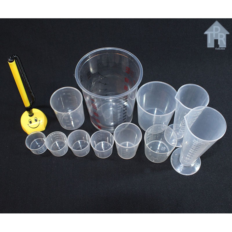 Gelas Takar / Gelas Ukur Plastik - 100mL.