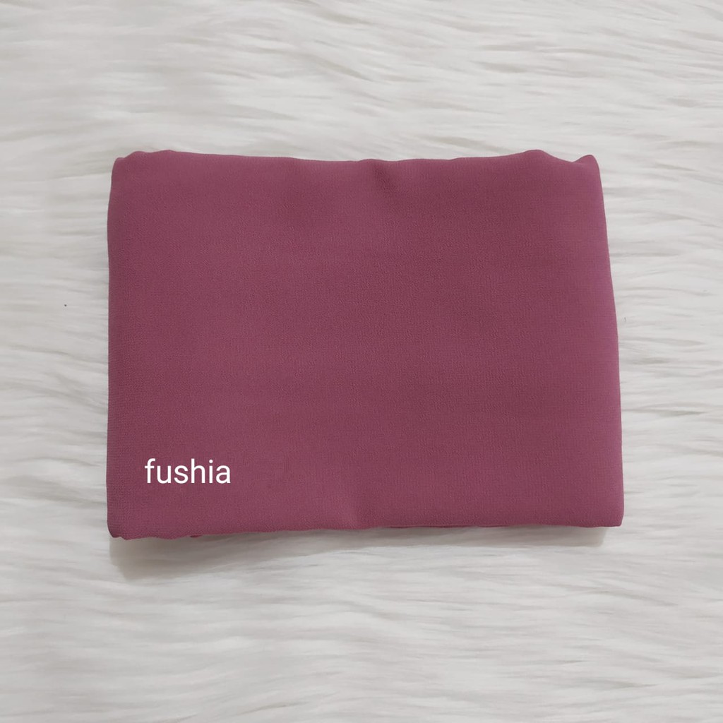 Bisa Cod Pasmina diamond 170x70cm / pashmina sabyan /pashmina diamond premium-Fushia