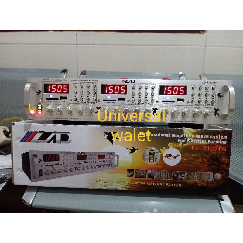 Ampli walet LAD 3131TM 3 usb  6chanel speaker