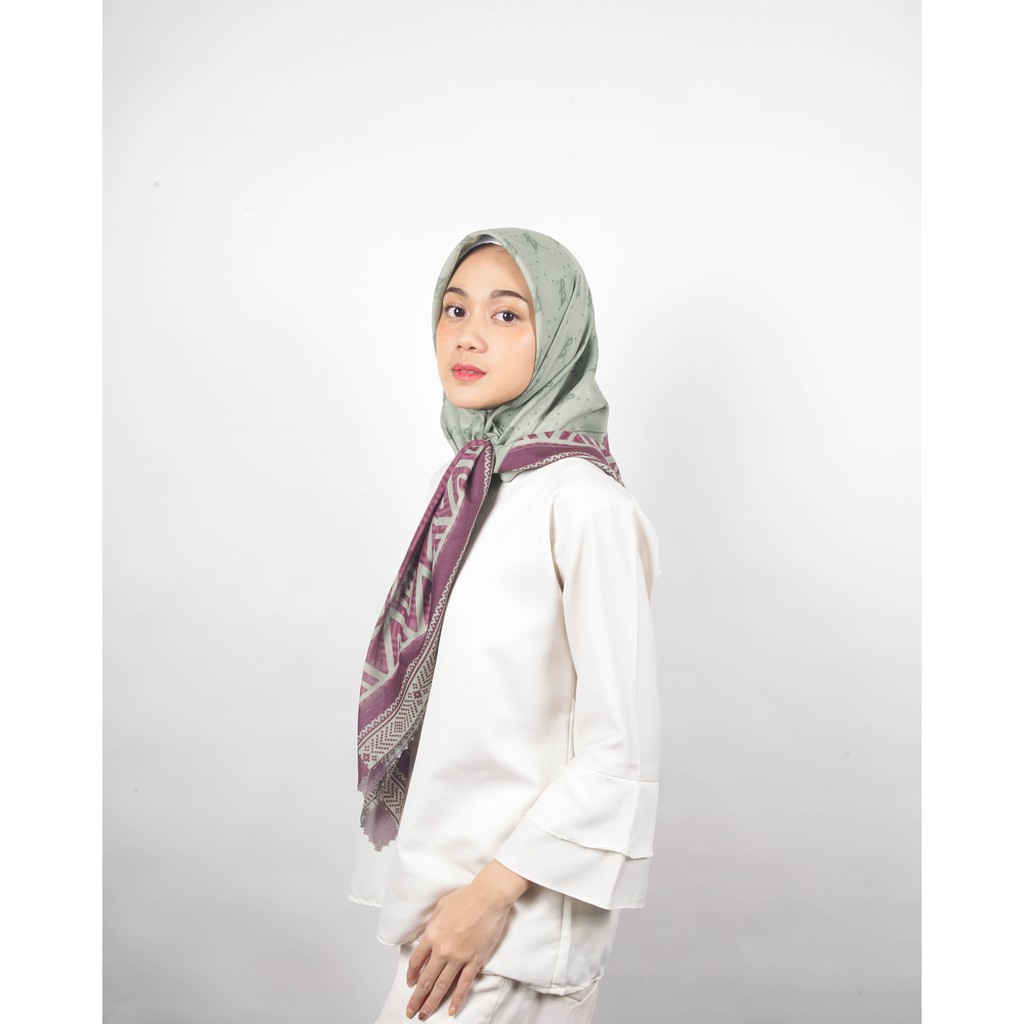 HIJAB DJELITA Scarves Ethnic Series Maroon