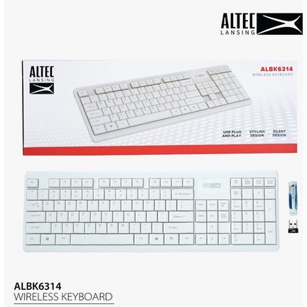 ITSTORE Keyboard Wireless Altec Lansing ALBK6314 Murah Gransi Resmi 1 Tahun