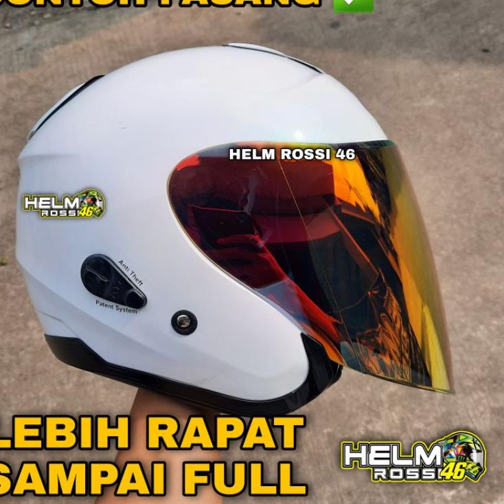 Kejutan Termurah Visor KYT Kyoto INK Dynamic Venom PNP TANPA GANTI RACHET Iridium Blue Biru Red Gold