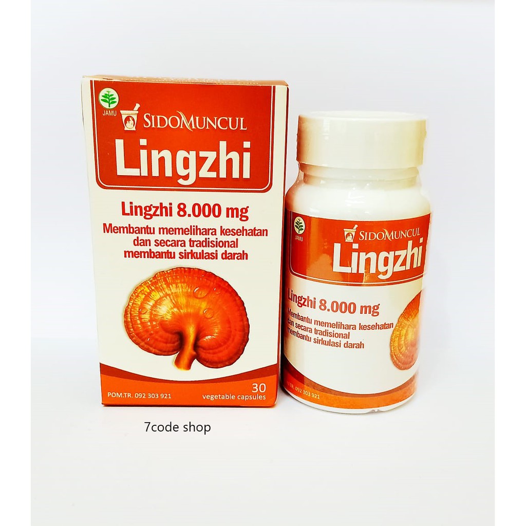 Jual Lingzhi Sidomuncul Herbal 30 Kapsul Menghambat sel tumor kanker