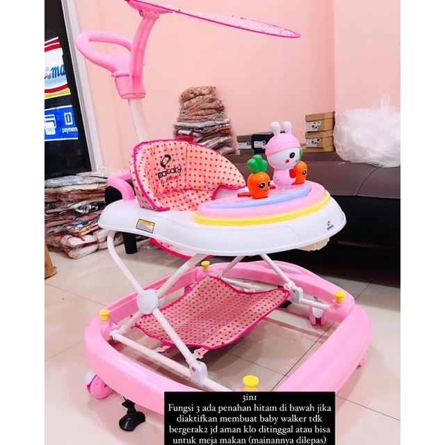 DIJAMIN TERMURAH Baby Walker Apolo Space Baby SB 613-3 Alat bantu belajar berjalan baby