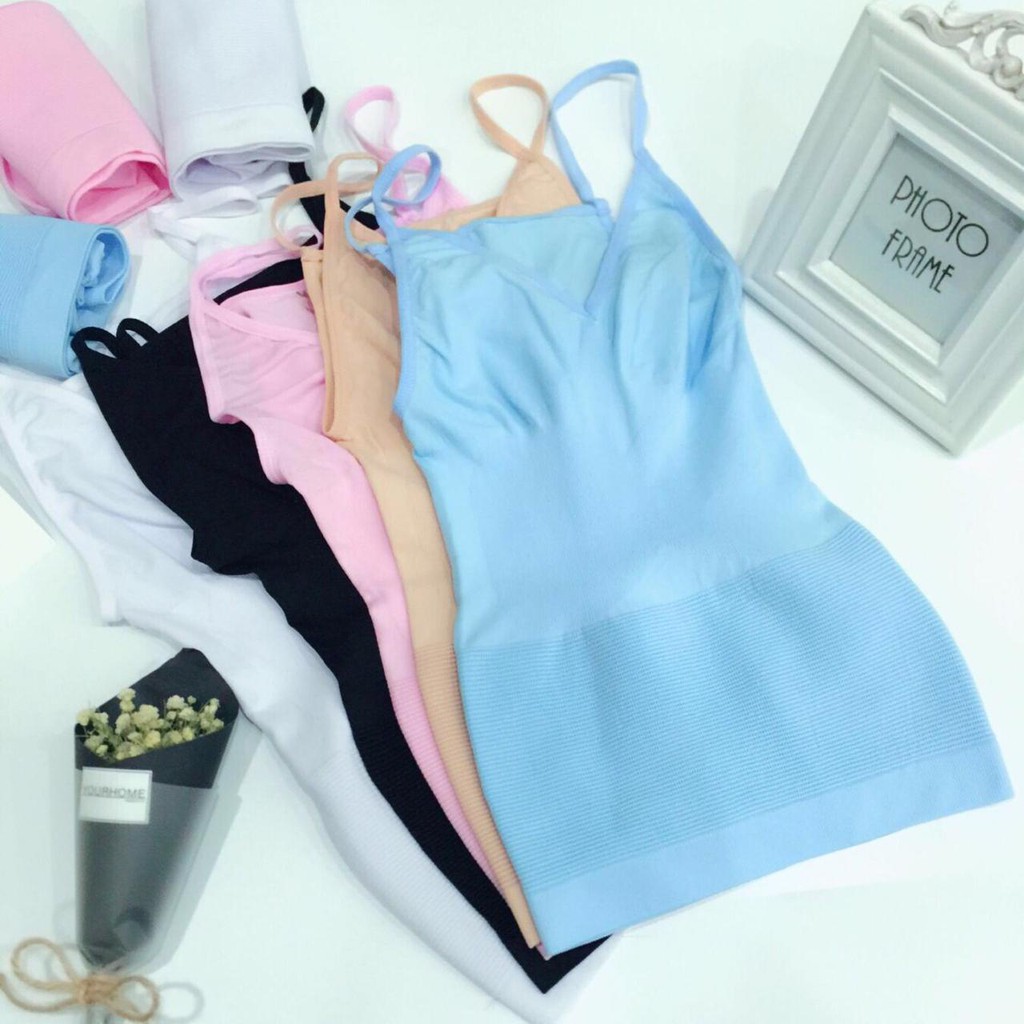 RV® Tank Top Korset Camisol  Wanita Lembut Pakaian Dalam Wanita Slim Cloth 1022-1