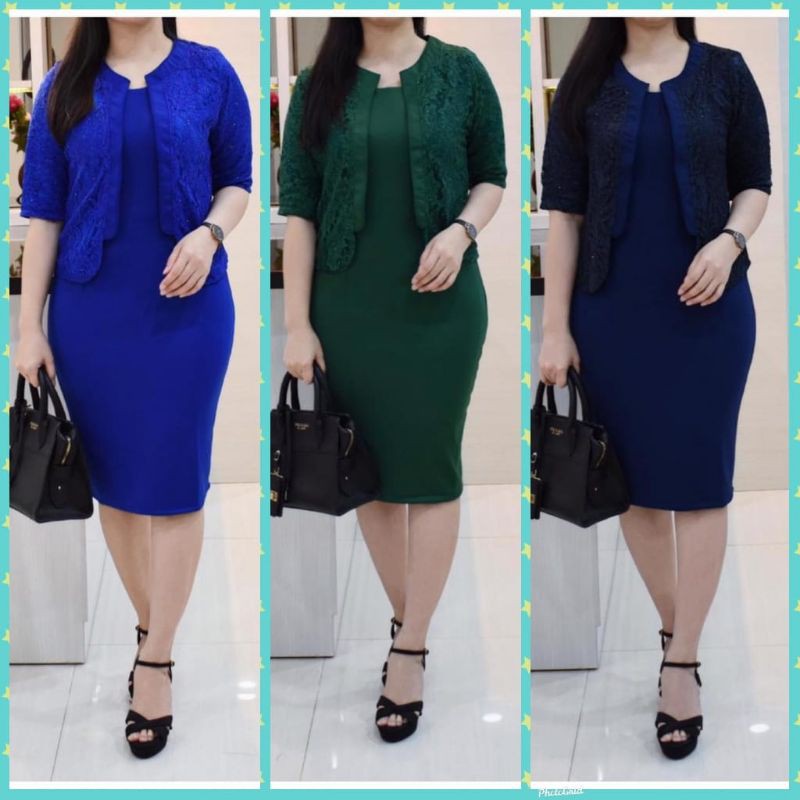 dres scuba tebal ,blazer brokat import