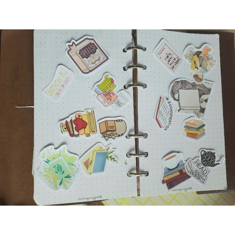 

Stiker self love read book self scrapbook boju laptop handphone