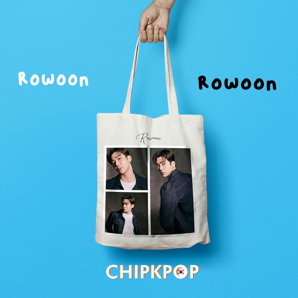 TOTEBAG ROWOON SF9 PAKET SET I TAS WANITA I ROWOON I PHOTOCARD ROWOON I ALBUM SF9 I ROWOON KDRAMA